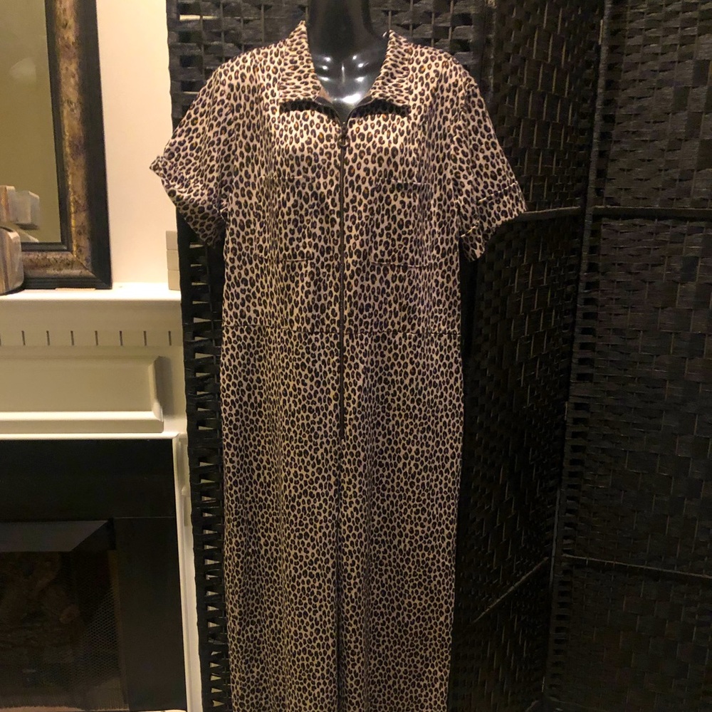 Wild fable leopard jumpsuit xl